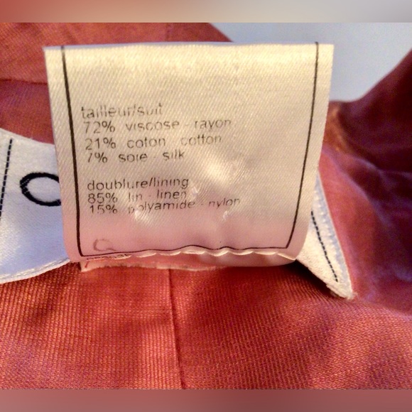 CHANEL Coral Pink Wrap Jacket FR42 (6-8 US). - Picture 4 of 9